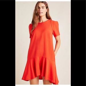 Anthropologie Size 14 Maeve Rousseau Flounced Mini